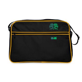 Marquesa's Tiki Polynesian Tribal Tattoo Gift - Retro Bag - black/gold - Front
