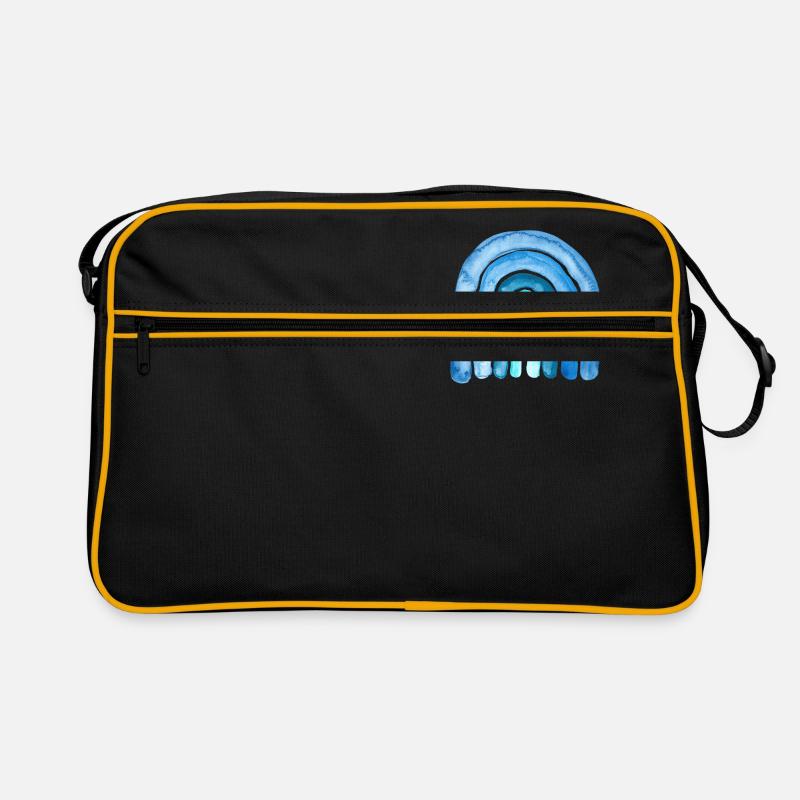 Rainbow Blue Retro Bag