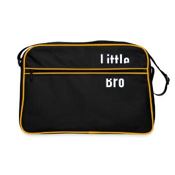 Little Bro - Retro Bag - black/gold - Front