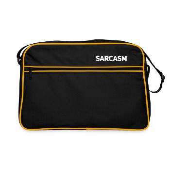 Sarcasm - Retro Bag - black/gold - Front