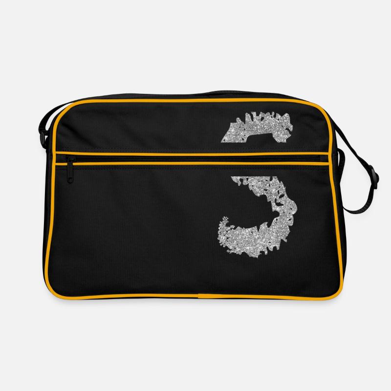 Buchstabe S Geschenk Name Retro Tasche