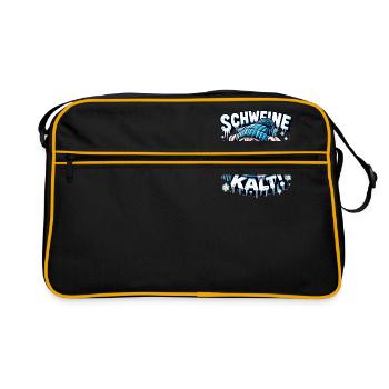 Porc froid - Sac Retro - noir/or - Devant