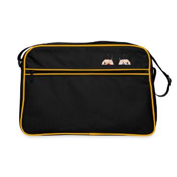 Pill Hand I Cool Techno - Retro Bag - black/gold - Front