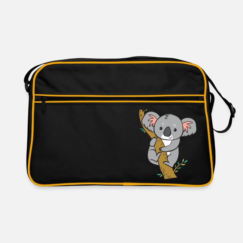 Koala - regarde de l'arbre. Sac Retro