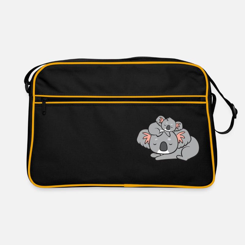 Koala - Mammi mit Kind Retro Tasche