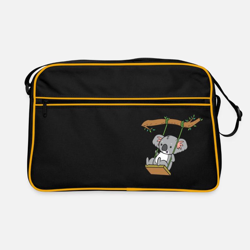 Koala - on a swing Retro Bag