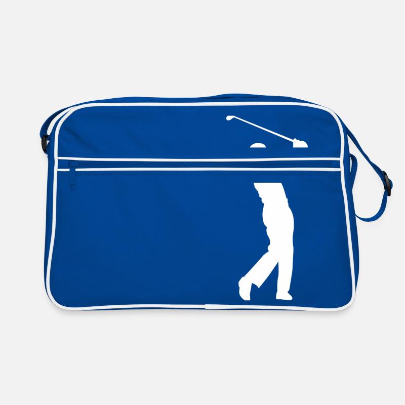 Golf Golfer Golfer Golf Course Retro Bag
