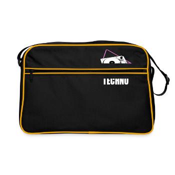 techno decks - Retro Bag - black/gold - Front