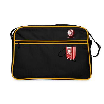 Pompe à essence - Sac Retro - noir/or - Devant