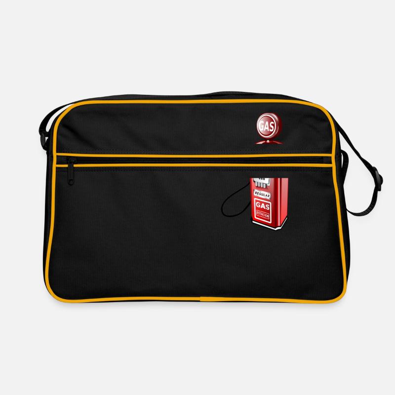 Zapfsäule Retro Tasche