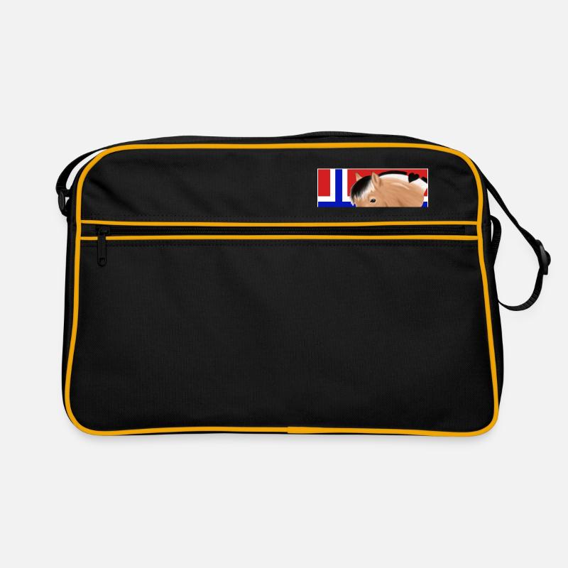 Cheval norvégien avec pavillon Sac Retro