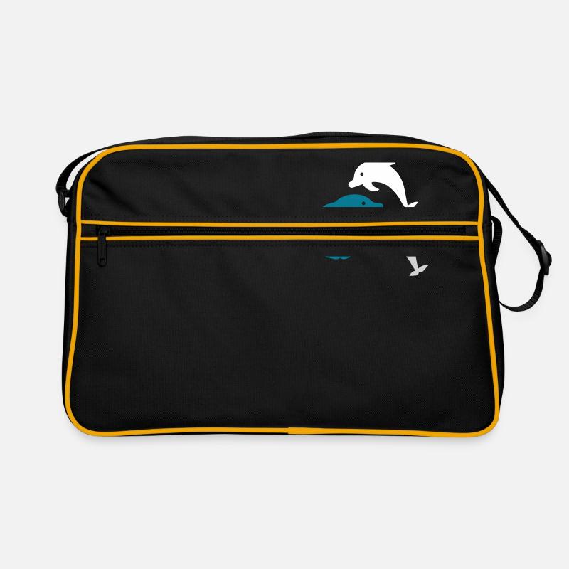 Delfin Dolphin Retro Tasche