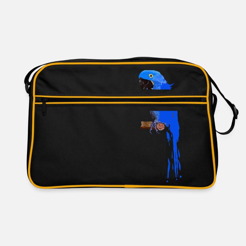 Project Drawing 6 1 1 - Retro Bag - black/gold