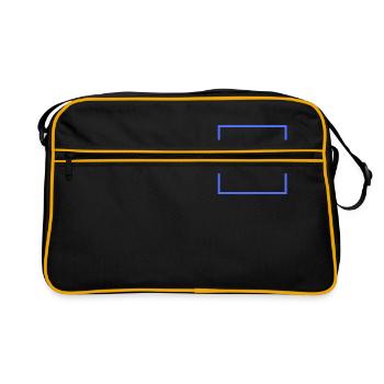 Kleiner Prince - Retro Tasche - Schwarz/Gold - Vorne