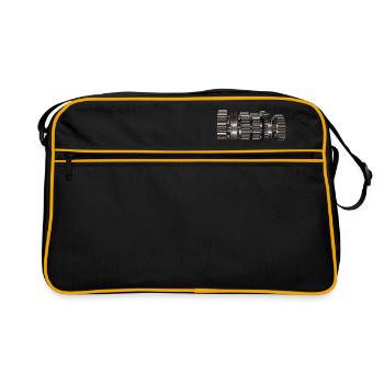 engrenage gn183 - Sac Retro - noir/or - Devant