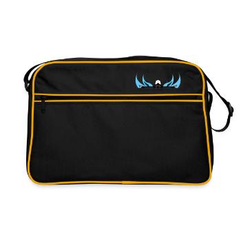 Straße Training - Retro Tasche - Schwarz/Gold - Vorne