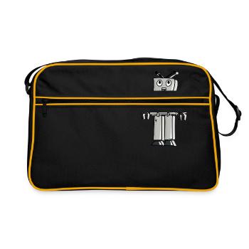 robot - Retro Bag - black/gold - Front