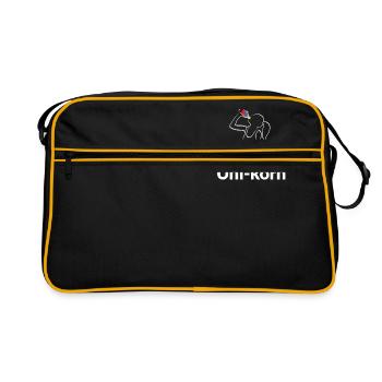 Uni-grain instead of Unicorn - Retro Bag - black/gold - Front