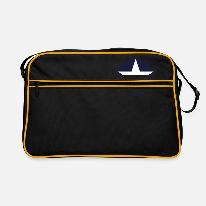 air force - Retro Tasche - Schwarz/Gold