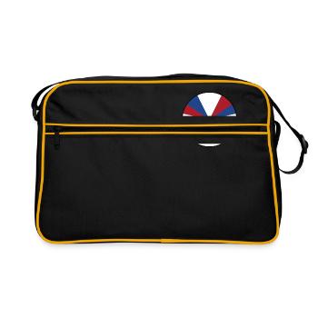 Geuzen flag NL Netherlands - Retro Bag - black/gold - Front