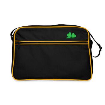 Friendship Best Friends Trèfle à quatre feuilles - Sac Retro - noir/or - Devant