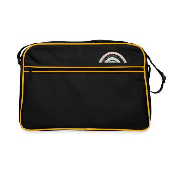 Arc-en-ciel Boho Rainbow bébé fille - Sac Retro - noir/or - Devant