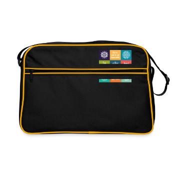 ACCORDS TOLTEQUES - Sac Retro - noir/or - Devant
