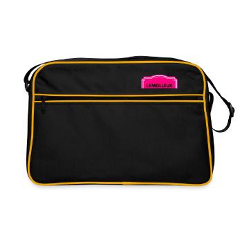 THE BEST SHITTING PARTY! - Retro Bag - black/gold - Front