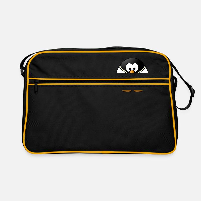 Judo Pinguin Retro Tasche