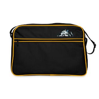 Art japonais - tatou - Sac Retro - noir/or - Devant