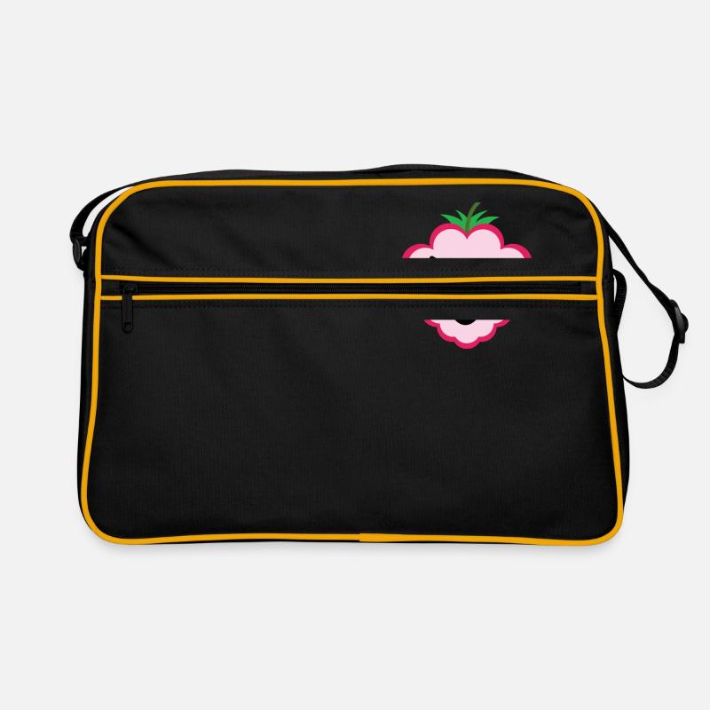 Himbeere Retro Tasche