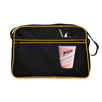 Milk-shake - Sac Retro - noir/or - Devant