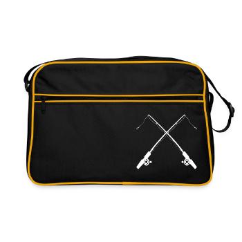 ANGELRUTEN BESTSELLER NEU - Retro Tasche - Schwarz/Gold - Vorne