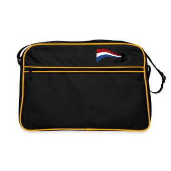 Fallbacker Football Netherlands Shirt - Retro Bag - black/gold - Front