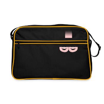 Do Your Balls Hang Low 1 - Retro Bag - black/gold - Front