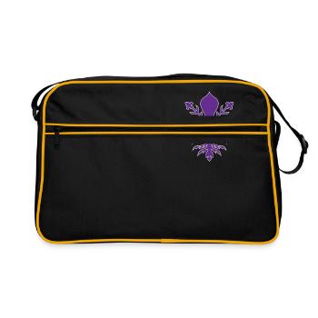 Giglio Firenze Viola - Retro Tasche - Schwarz/Gold - Vorne