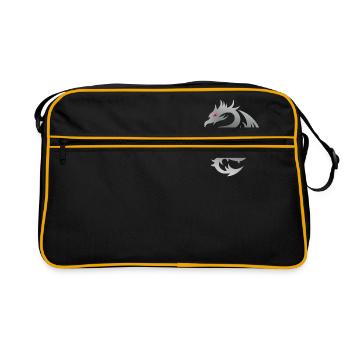 Grey Dragon - Retro Bag - black/gold - Front