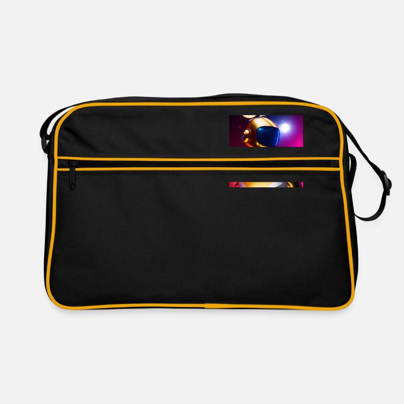 Golden Robot Retro Tasche