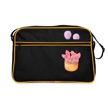 Flower basket - Retro Bag - black/gold - Front