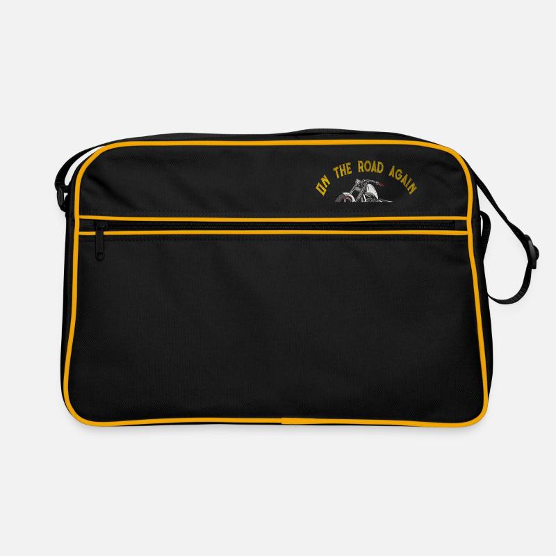 1957 - Retro Tasche - Schwarz/Gold