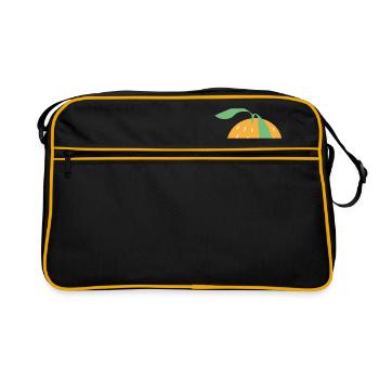 orange - Retro Bag - black/gold - Front