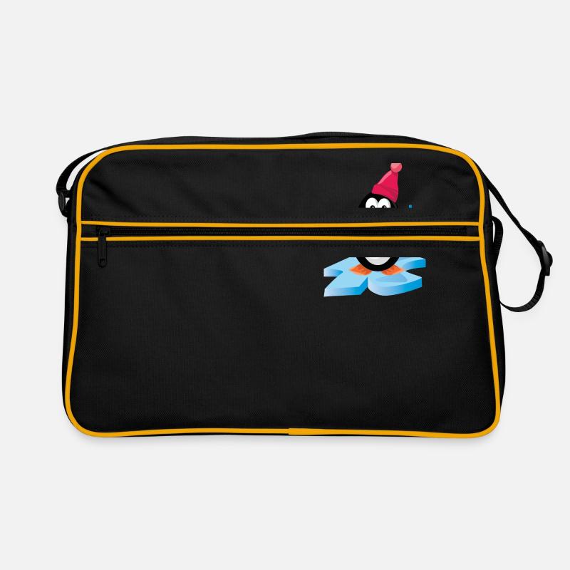 Pingouin en train de sonner avec détecteur de métaux dans l’Arctique Sac Retro