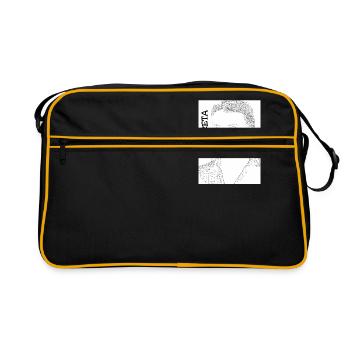 I love Greta - Retro Bag - black/gold - Front