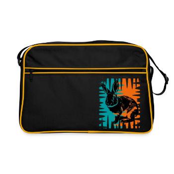 Rabbit - Retro Bag - black/gold - Front