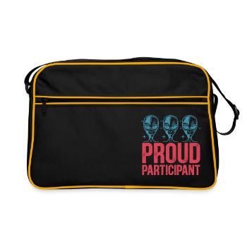Fier participant - Sac Retro - noir/or - Devant