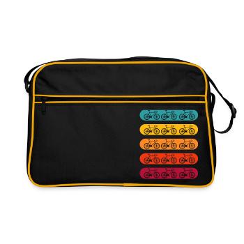 BIKE - Sac Retro - noir/or - Devant