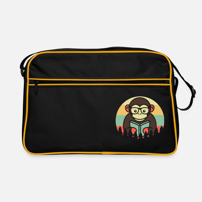 MONKEY NERD VINTAGE Retro Bag