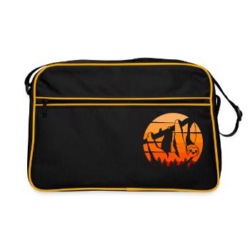 SLOTH DAB - Sac Retro - noir/or - Devant