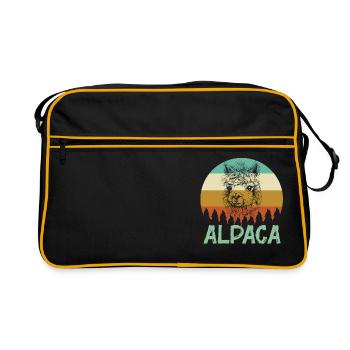 Alpaga alpaga - Sac Retro - noir/or - Devant