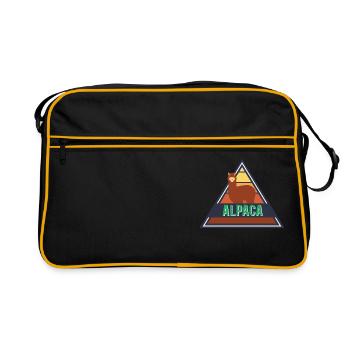 Alpaga alpaga - Sac Retro - noir/or - Devant